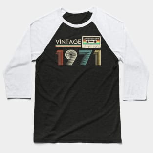 Vintage 1971 Limited Cassette Baseball T-Shirt